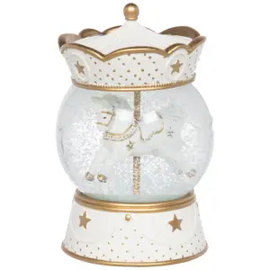 Boule à neige carrousel