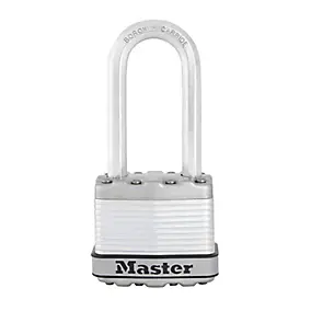 Cadenas à clé Master Lock Excell M1EURDLH acier laminé l.45 mm hauteur de l'anse 51 mm