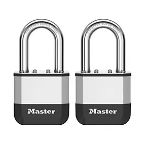 Cadenas Elite TM acier laminé Master Lock 52 mm anse H. 38 mm