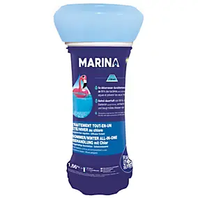 Traitement tout-en-un été et hiver au chlore Marina 1,66 Kg