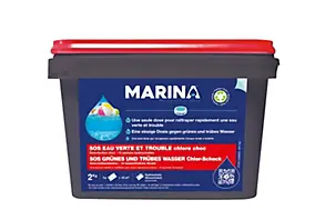 Sachets hydrosolubles pré-dosés Sos eau verte et trouble en granulés Marina