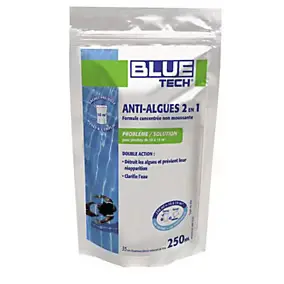 Anti-Algues Unidose 10-15 m³ 250ml pour Piscine