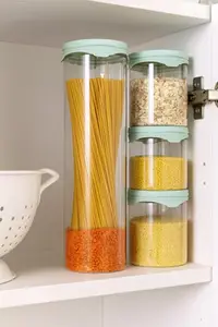 5 bocaux de conservation hermétiques en verre 450 ml à 2 L