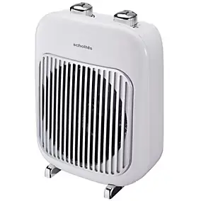 Chauffage d'appoint soufflant pour salle de bain 2000W blanc Scholtes