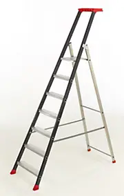 Escabeau Escalux en aluminium 7 marches Prolux Plus – Hauteur de travail 3,45 m