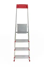 Escabeau Escalux Conforlux en aluminium 4 marches extra larges – Hauteur de travail 2,78 m