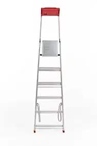 Escabeau Escalux Conforlux en aluminium 6 marches extra larges – Hauteur de travail 3,21 m