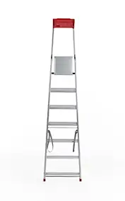 Escabeau Escalux Conforlux en aluminium 7 marches extra larges – Hauteur de travail 3,42 m