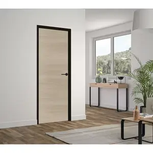 Bloc porte 204X73CM "VERONE G" MDF décors chêne naturel structuré