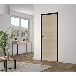 Bloc porte 204X73CM VERONE D en MDF décors chêne naturel poussant droit