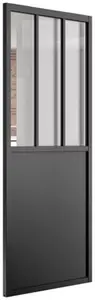 Porte atelier bois MDF noir 83 cm "Optimum"