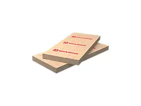 Panneau laine de roche Rockwool Rockmur kraft - 0,6 x 1,35 m ép.75 mm (lot de 10 panneaux)