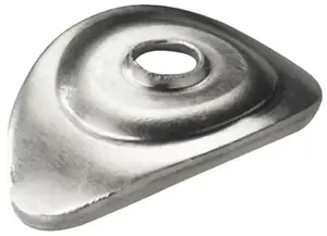 Lot de 100 plaquettes ovales aluminium étanches