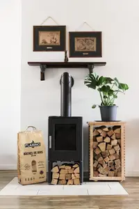 Sac bûches de bois de 25 cm - 25 dm³