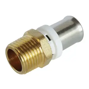 Raccord à sertir droit mâle Ø 16 mm 15x21 mm