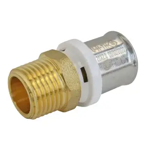 Raccord à sertir droit mâle Ø 20 mm 15x21 mm
