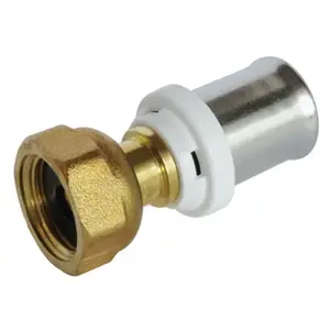 Raccord à sertir droit femelle Ø 16 mm 12x17 mm
