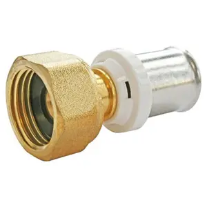 Raccord à sertir droit femelle Ø 16 mm 15x21 mm