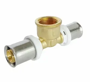 Té femelle centre à sertir pour tube multicouche Ø 20 mm 15x21 mm