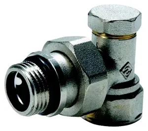 Coude de réglage nickelé pour radiateur