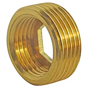 Réduction laiton mâle 15/21 (1/2") femelle 12/17 (3/8")