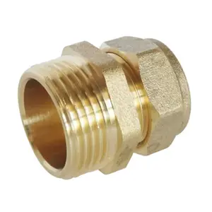 Raccord Mâle bicône pour tube cuivre Ø16 - Mâle 15/21 (1/2")