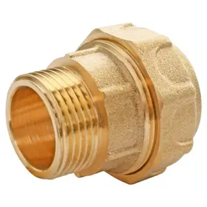 Raccord laiton droit pour PE Ø25 - Mâle 20/27 (3/4")