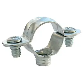 Collier de fixation simple pour tube Ø18 mm, lot de 10