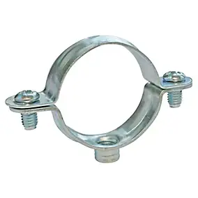 Collier de fixation simple pour tube Ø40 mm, lot de 2