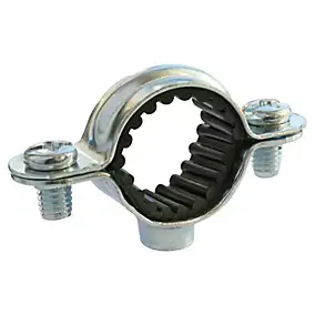 Collier de fixation simple isophonique pour tube Ø14 mm, lot de 10