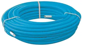 Couronne tube Multicouche prégainé bleu Ø16 longueur 25 mètres