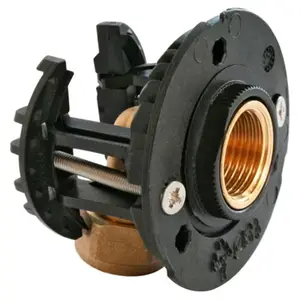 Fixation pour robinetterie Machine à laver pour PER Ø12 raccord à compression sortie femelle 15/21 (1/2")