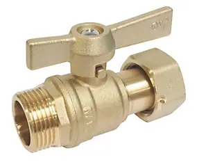 Robinet compteur mâle 3/4 écrou libre 3/4 Somatherm for you