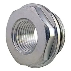 Réduction en laiton nickelé pour radiateur Mâle 15/32 - Femelle 12/17 Somatherm for you