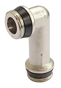 Coude double mâle 1/2" (15/21) pour raccord robinet thermostatique de radiateur/installation existante Somatherm for you