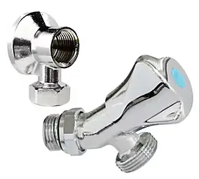 Robinet orientable à sortie inclinée pour machine à laver, Entrée Mâle 1/2" - Sortie Mâle 3/4" Somatherm for you