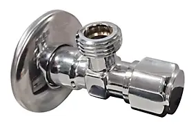 Robinet d'arrêt équerre sous-lavabo long, Mâle 15/21 - Mâle 12/17 Somatherm for you