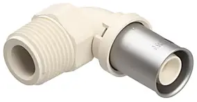 Coude 90° PPSU à sertir multicouche Ø16 mâle 15/21 Somatherm for you