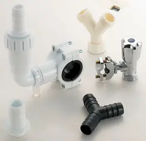 Kit d'évacuation double pour installation machine à laver le linge, lave-vaisselle