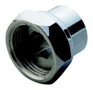 Raccord de conversion en laiton chromé - 15 x 21 mm