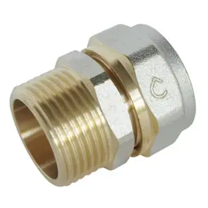 Raccord à compression droit mâle Ø20 – 20x27 pour tube multicouche
