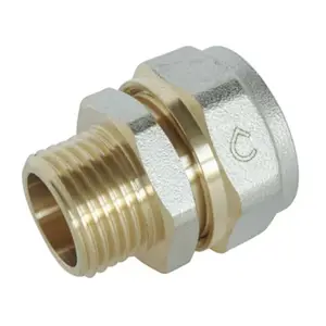 Raccord à compression droit mâle Ø20 - 15x21 pour tube multicouche