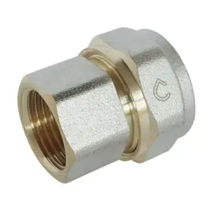 Raccord à compression droit femelle 20x2 filetage 15/21 mm