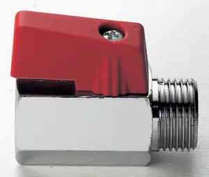 Robinet à sphère 1/4 de tour, M/F 12x17 mm