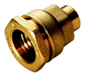 Raccord en laiton droit mâle Ø 32 mm 20x27 mm