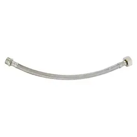 Flexible sanitaire DN8 mâle/femelle 12x17, 30 cm (Mâle et écrou tournant)