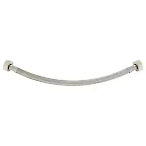 Flexible sanitaire DN8 mâle/mâle 15x21, 50 cm (2 écrous tournants)