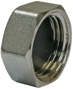 Bouchon femelle en laiton brut auto-étanche F 15x21 mm