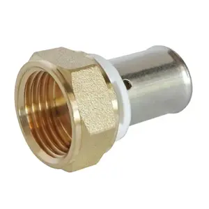 Raccord PER droit femelle à sertir Ø 12 mm F 15x21 mm