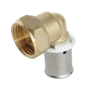 Coude à sertir en PER, femelle - 15 x 21 mm Ø 16 mm